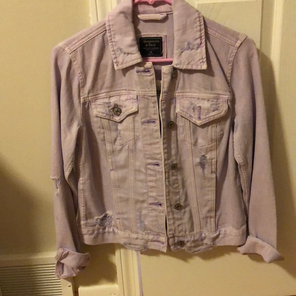 Never worn Abercrombie and fitch jean jacket